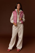 Load image into Gallery viewer, PV19025 - Gingham Puffer Vest: Red / S-M-L (2-2-2)