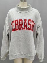 Load image into Gallery viewer, Nebraska Reversible Mock Neck Pullover