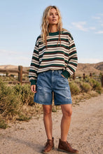 Load image into Gallery viewer, Terry Striped Sweatshirt