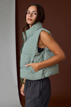 Load image into Gallery viewer, PV19025 - Gingham Puffer Vest: Red / S-M-L (2-2-2)