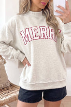 Load image into Gallery viewer, MERRY Embroidered Letter Mock