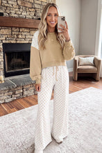 Load image into Gallery viewer, Poppy Polka Dot Colorblock Two Piece Pants Set