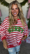 Load image into Gallery viewer, PREORDER- JOLLY & MERRY OVERSIZED PULLOVER