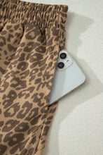 Load image into Gallery viewer, Starry Leopard Star Patched Elastic Waist Jogger Pants