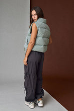 Load image into Gallery viewer, PV19025 - Gingham Puffer Vest: Red / S-M-L (2-2-2)
