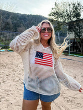 Load image into Gallery viewer, FREEDOM FLAG PATCH PULLOVER