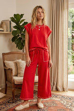 Load image into Gallery viewer, JJ Contrast Stitch Lounge Set