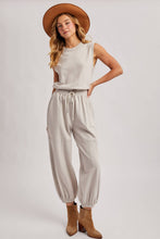 Load image into Gallery viewer, Donovan Drawstring Active Jumpsuit