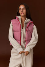 Load image into Gallery viewer, PV19025 - Gingham Puffer Vest: Red / S-M-L (2-2-2)