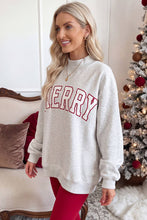 Load image into Gallery viewer, MERRY Embroidered Letter Mock