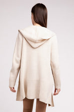Load image into Gallery viewer, ZENANA Hooded Open Front Sweater Cardigan
