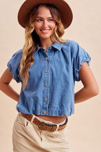 Load image into Gallery viewer, Dally Denim Top
