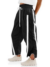 Load image into Gallery viewer, Clark Stripe Track Pants: Black / L
