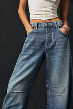 Load image into Gallery viewer, Emma Jean Washed Barrel Legged Jeans

