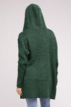 Load image into Gallery viewer, ZENANA Hooded Open Front Sweater Cardigan

