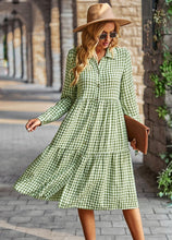 Load image into Gallery viewer, Miss Sparkling |Gingham Long Sleeve Dress
