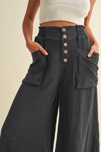 Load image into Gallery viewer, Twila Mineral Washed Cotton Coulotte Trousers
