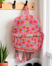 Load image into Gallery viewer, ETA 8/25 - Georgina Pink Floral Print Backpack
