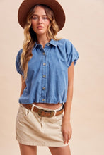 Load image into Gallery viewer, Dally Denim Top
