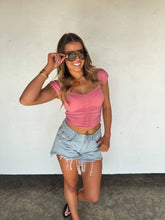 Load image into Gallery viewer, Out and About Cap Sleeve Top
