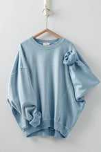 Load image into Gallery viewer, Comfort Washed Organic Cotton Crew Neck Sweatshirt
