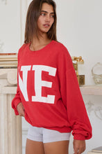 Load image into Gallery viewer, NE Comfy Oversize Graphic Sweatshirt
