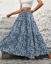 Load image into Gallery viewer, Miss Sparkling | Floral Tiered Maxi Skirt
