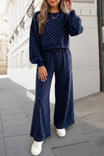 Load image into Gallery viewer, Pippa Polka Dot Print High Waist Pants Set
