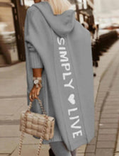 Load image into Gallery viewer, Live Simply Longline Knit Coat
