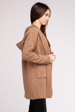 Load image into Gallery viewer, ZENANA Hooded Open Front Sweater Cardigan

