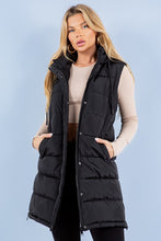 Load image into Gallery viewer, Zoey Puffer Long Vest
