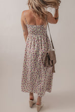 Load image into Gallery viewer, Boho Floral Smocked Maxi Sundress
