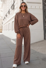 Load image into Gallery viewer, Pippa Polka Dot Print High Waist Pants Set
