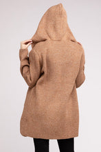 Load image into Gallery viewer, ZENANA Hooded Open Front Sweater Cardigan
