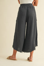 Load image into Gallery viewer, Twila Mineral Washed Cotton Coulotte Trousers
