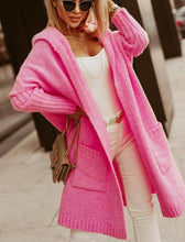 Load image into Gallery viewer, Live Simply Longline Knit Coat

