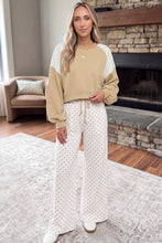 Load image into Gallery viewer, Poppy Polka Dot Colorblock Two Piece Pants Set
