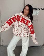 Load image into Gallery viewer, FAVORITE Floral Huskers Sweatshirt | PREORDER FOR CHRISTMAS
