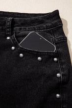 Load image into Gallery viewer, Jojo Waisted Studded Wide Leg Jeans
