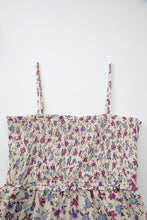 Load image into Gallery viewer, Boho Floral Smocked Maxi Sundress

