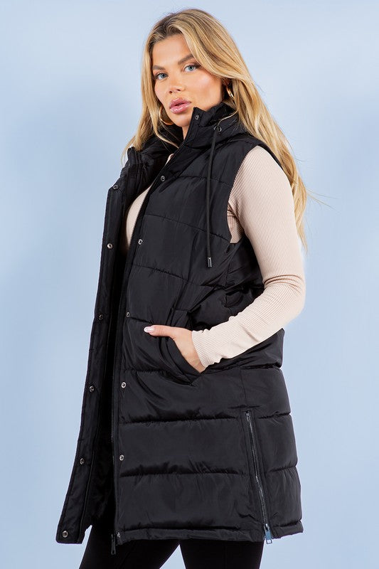Zoey Puffer Long Vest