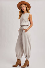 Load image into Gallery viewer, Donovan Drawstring Active Jumpsuit
