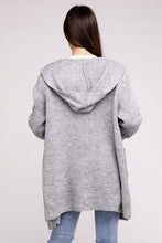Load image into Gallery viewer, ZENANA Hooded Open Front Sweater Cardigan
