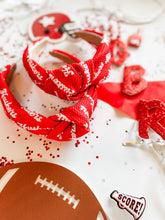 Load image into Gallery viewer, Red Script Structured Headband
