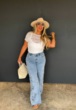 Load image into Gallery viewer, Farah Floral WIDE LEG JEAN
