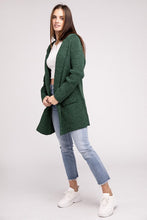 Load image into Gallery viewer, ZENANA Hooded Open Front Sweater Cardigan
