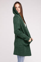 Load image into Gallery viewer, ZENANA Hooded Open Front Sweater Cardigan
