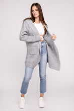 Load image into Gallery viewer, ZENANA Hooded Open Front Sweater Cardigan
