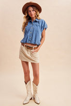 Load image into Gallery viewer, Dally Denim Top
