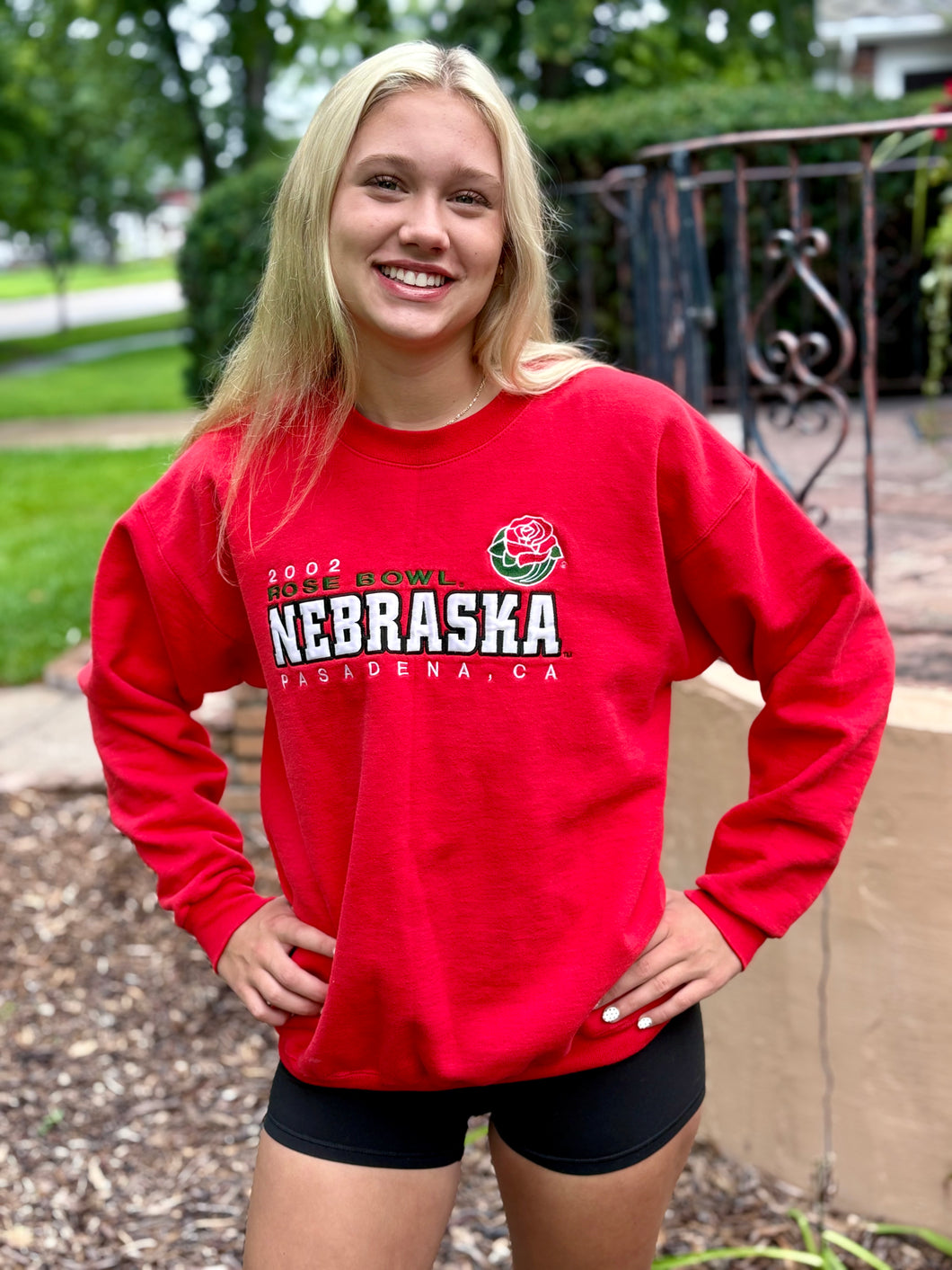 2002 NEBRASKA ROSE BOWL PULLOVER